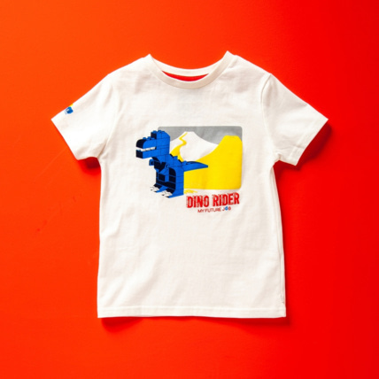 Avis T-shirt col rond motif Lego® bleu garçon OKAIDI 6