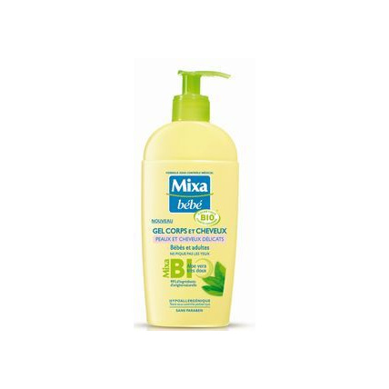 Avis Gel corps et cheveux Bio 250 ml MIXA BEBE 1