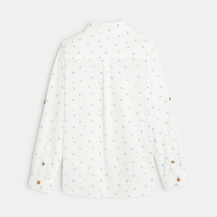 Avis Chemise imprimée blanche garçon OKAIDI 4