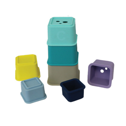 Avis Jouets à empiler en silicone - Stäck Bblüv 1