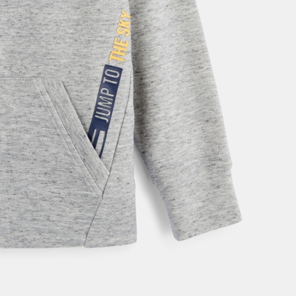Avis Sweat-shirt à capuche gris garçon OKAIDI 4