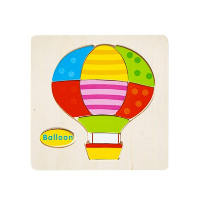 Avis Lot de 4 puzzles d'encastrement en bois HOLZ ISO TRADE 5