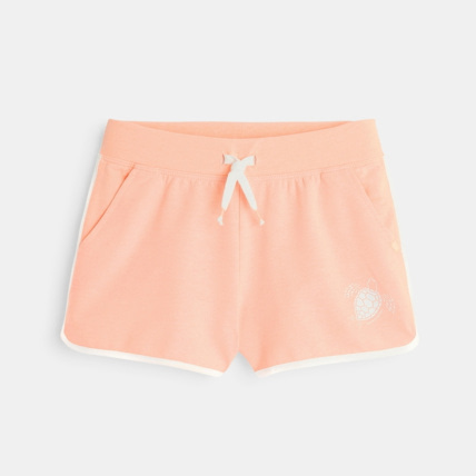 Avis Short uni en jersey doux rose fille OKAIDI 2