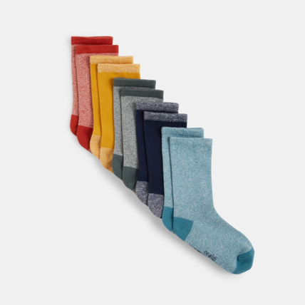 Avis Chaussettes en maille chinée coloré (lot de 5) garçon OKAIDI 1