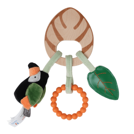 Avis Hochet en bois - Jungle Little Big Friends 1