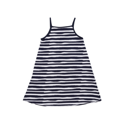 Avis Robe rayé Kids - coton léger - Marine Deep/Blanc ARMOR-LUX 3