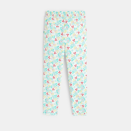 Avis Pantalon carrot en toile imprimée fille OKAIDI 3