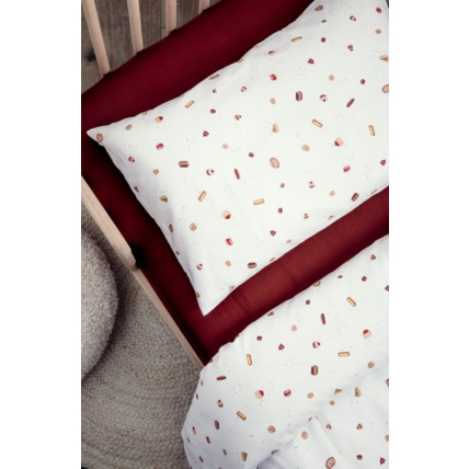 Avis Taie d'oreiller coton bio Gourmandises KADOLIS 1