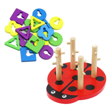 Avis Jeu d'adresse Coccinelle en bois 1er âge ISO TRADE 4
