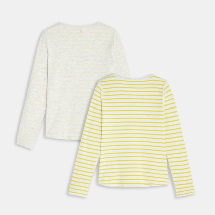Avis Marinière réversible jaune fille OKAIDI 3
