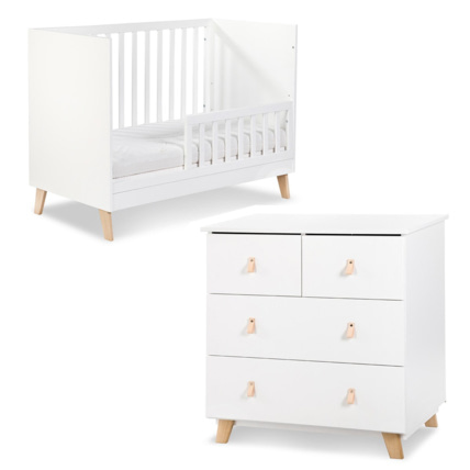 Avis Ensemble commode table à langer amovible + lit évolutif bébé NOAH Mon Mobilier Design 5