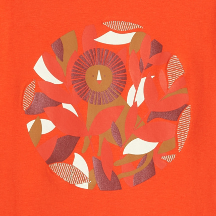 Avis T-shirt à manches volantées rouge fille OKAIDI 3