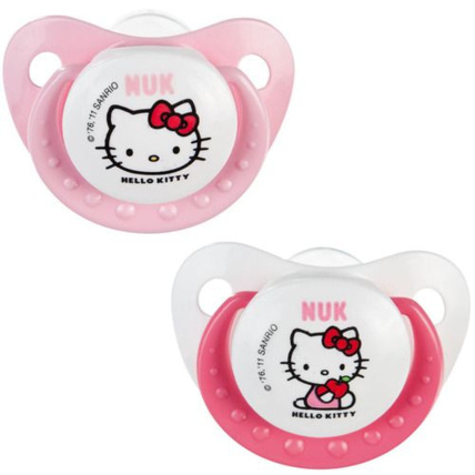 Avis Lot de 2 sucettes Hello Kitty NUK 1