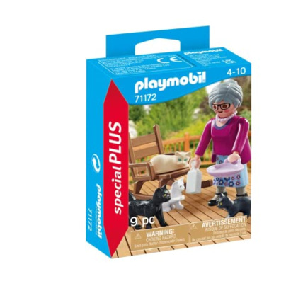 Avis Playmobil Special Plus - Grand-mère et les chats PLAYMOBIL 1
