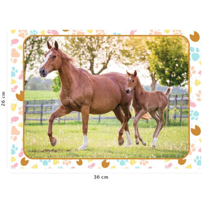 Avis Puzzle Maman et bébé cheval - de 6 ans RAVENSBURGER 3