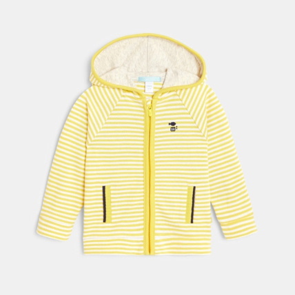 Avis Sweat zippé en maille rayée poisson OBAÏBI 1