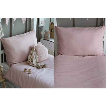 Avis Housse de couette Rose Poudre Mon Lit Cabane 4