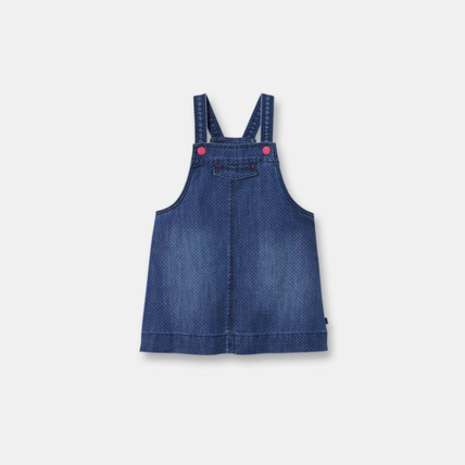 Avis Robe salopette en jean à pois OBAÏBI 1