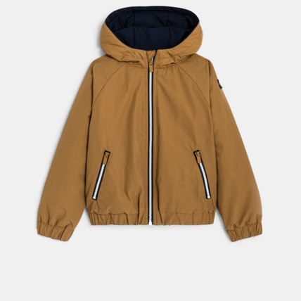 Blouson double a capuche marron garcon OKAIDI Comparateur Avis Prix