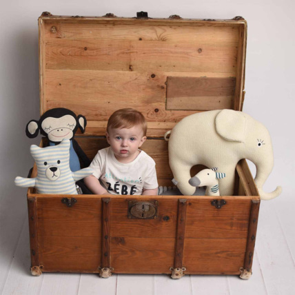 Avis Grande peluche en coton tricot - Eléphant Sevira Kids 5