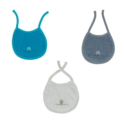 Avis Lot de 3 bavoirs naissance coton bio EVEIL & NATURE 2