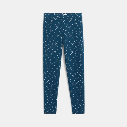 Avis Legging chaud imprimé étoiles bleu fille OKAIDI 1