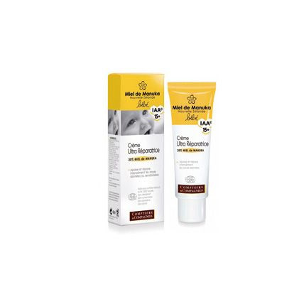 Avis Crème Ultra Réparatrice Bébé Bio 20% MIEL DE MANUKA IAA®15+ COMPTOIRS ET COMPAGNIES 1