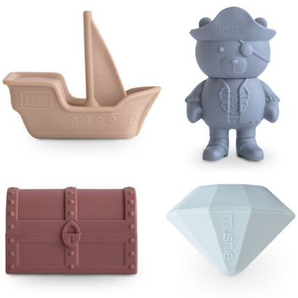 Avis Lot de 4 jouets de bain Pirate MUSHIE 1