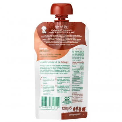 Avis Compoté pomme-châtaigne BIO Good Goût 2