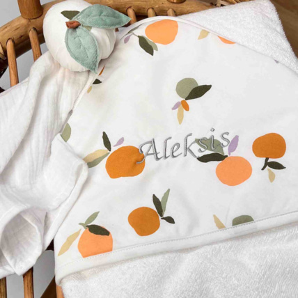Avis Grande cape de bain en coton et bambou, Clem Sevira Kids 3