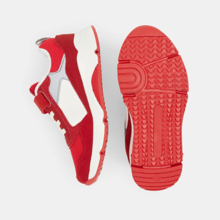 Avis Running dadshoes lacets et scratch rouge garçon OKAIDI 4