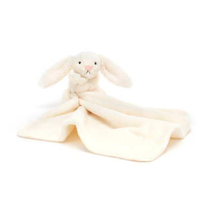 Avis Peluche lapin avec doudou Bashful Cream Bunny Soother Jellycat 1