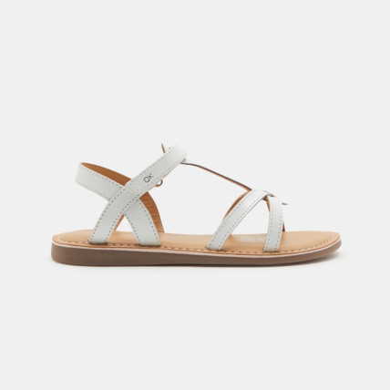 Avis Sandales multibrides en cuir verni blanches fille OKAIDI 1