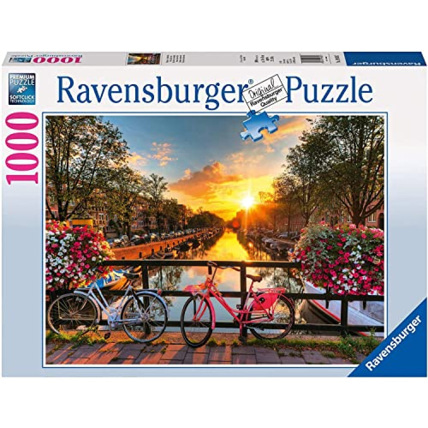 Avis Puzzle - Vélos à Amsterdam - 1000 pièces RAVENSBURGER 1