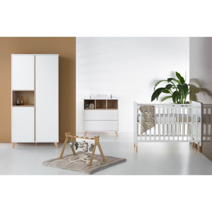 Avis Chambre Trio Loft Lit bébé évolutif + Commode + Armoire QUAX 1