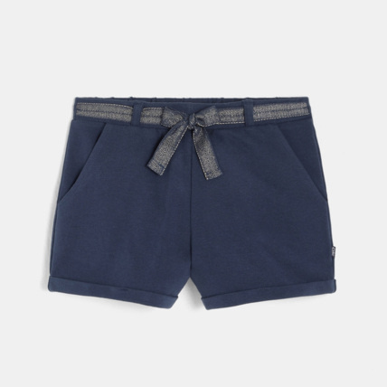 Avis Short en molleton bleu fille OKAIDI 1