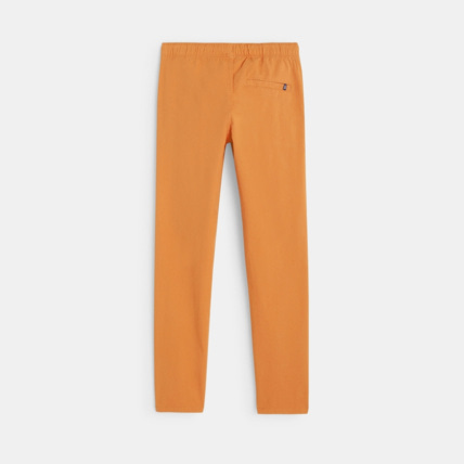 Avis Pantalon en toile unie marron garçon OKAIDI 4