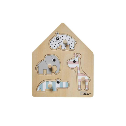 Avis Puzzle bois Deer friends DONE BY DEER 1