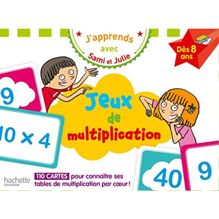 Avis J'apprends avec Sami et Julie : Jeux de multiplication Dès 8 ans Hachette Éducation 1