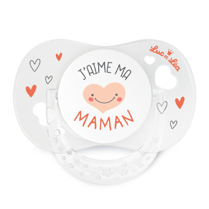 Avis Sucette Anatomique Silicone Collection J'aime Maman Et Papa Luc et Léa 1