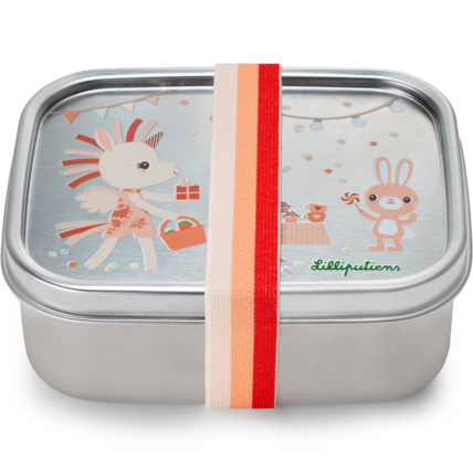 Avis Lunch box en inox Happy Lena Lilliputiens 1