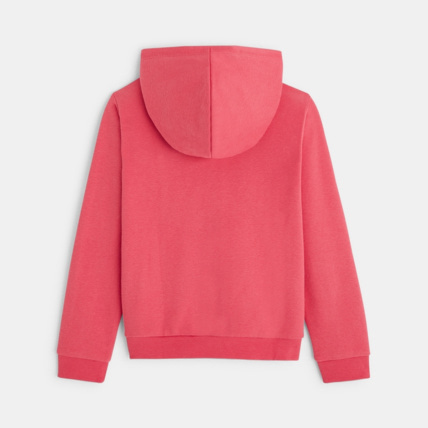 Avis Sweat-shirt uni à capuche rose fille OKAIDI 4
