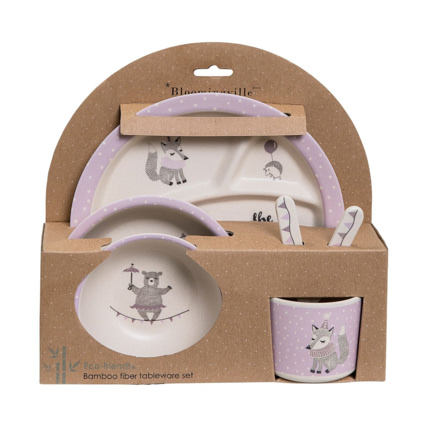 Avis Coffret repas Circus en bambou Bloomingville 3
