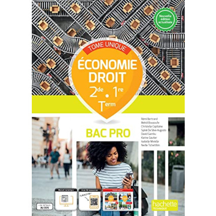Avis Économie - Droit 2de 1re Term Bac Pro tome unique - Livre élève Ed. 2023 Hachette Éducation 1