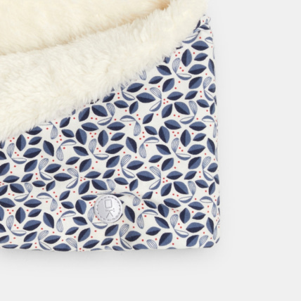 Avis Grand snood en popeline et moumoute polaire beige fille OKAIDI 3