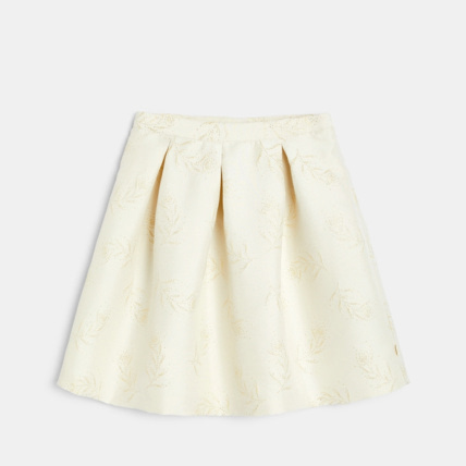 Avis Jupe jacquard à motifs irisés beige fille OKAIDI 2