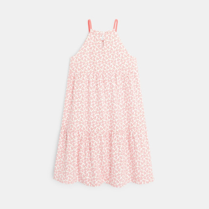 Avis Robe imprimée à bretelles rose fille OKAIDI 4