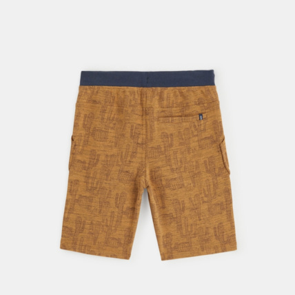 Avis Bermuda en molleton imprimé motif cactus marron garçon OKAIDI 4