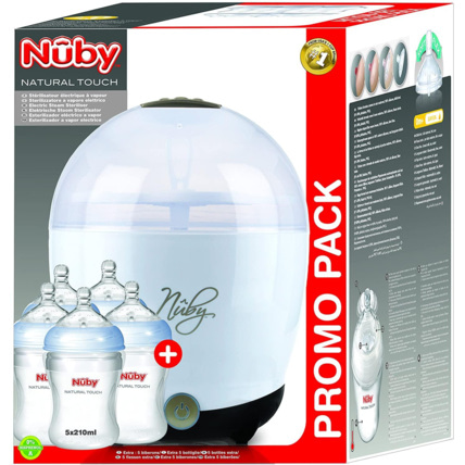 Avis Stérilisateur Électrique à Vapeur + 3 Biberons NUBY 1