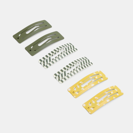 Avis Pinces clic-clac assorties (lot de 6) vert fille OKAIDI 1